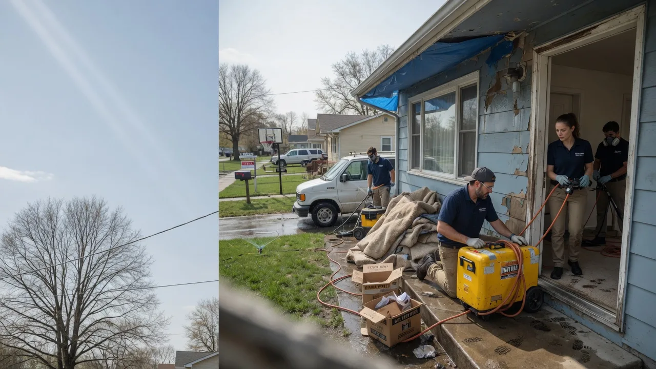 Basement Flood Cleanup in Bridgewater, SD near me